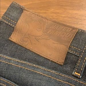 Naked & Famous weird guy raw denim size 30